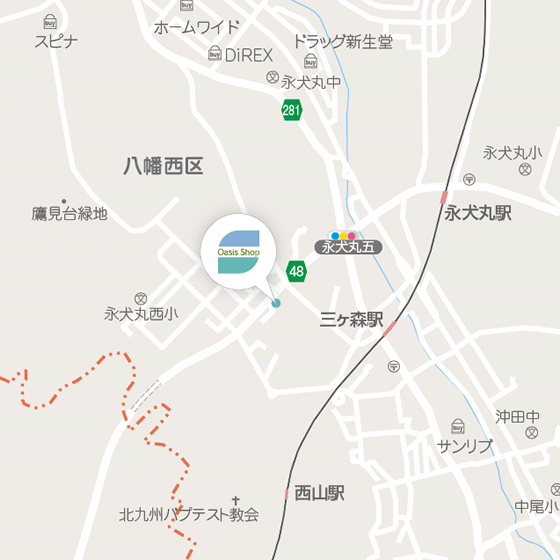 西町調剤薬局：地図