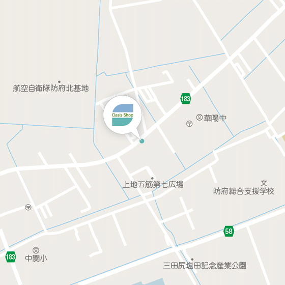 オーエス中関薬局：地図